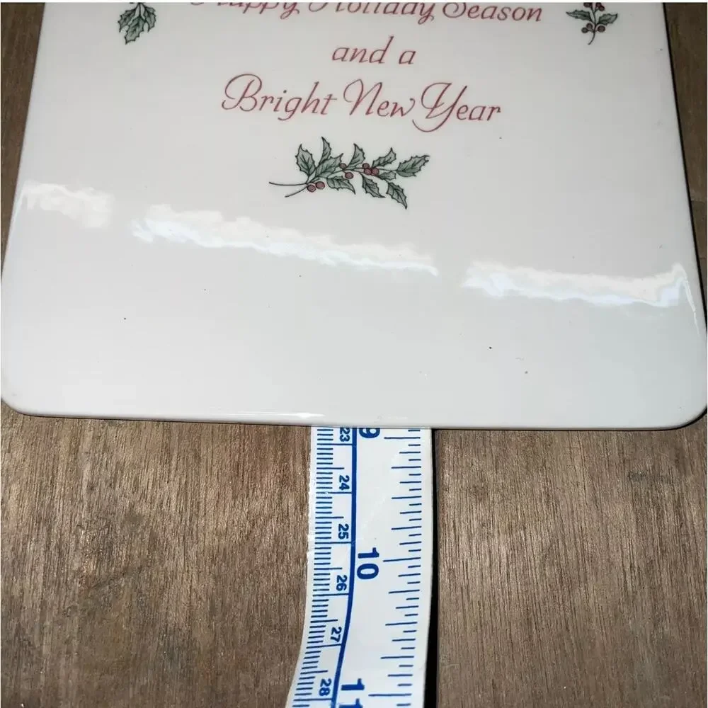 Spode Christmas Tray Hanging Trivet Cheese Board Serving size 6